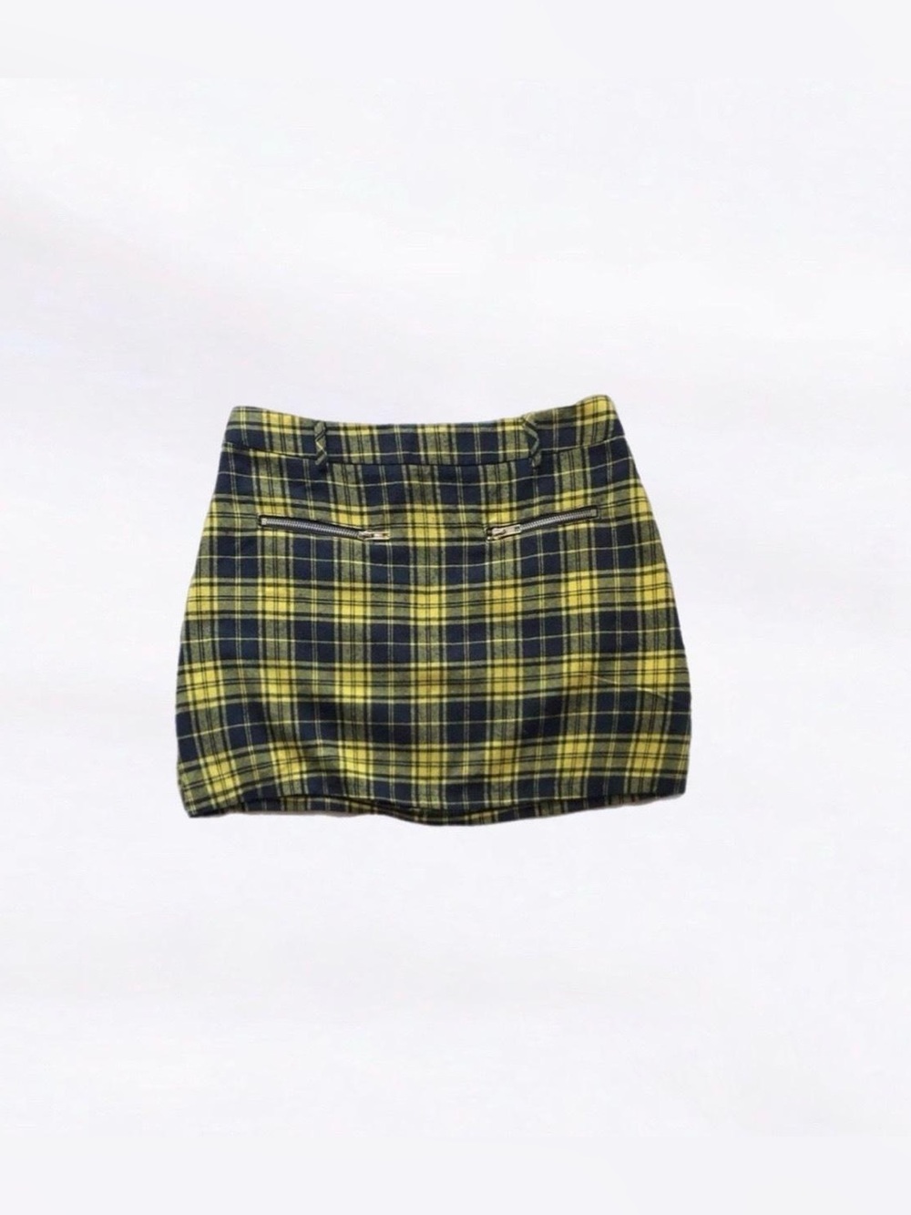 lf seek the label ⋆ plaid zipper mini skirt